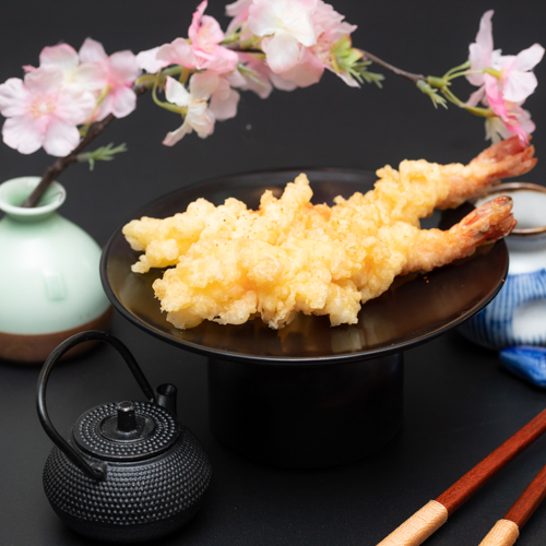 Tempura aux scampis